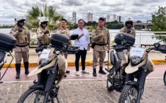 Paulo Afonso recebe 1 viatura pick-up e 5 motoviaturas da PM para reforçar a segurança pública