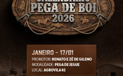 Prefeitura de Glória divulga calendário da Pega de Boi no Mato 2026
